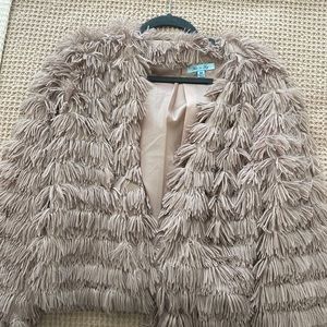 Fuzzy Fringe Lavender Jacket